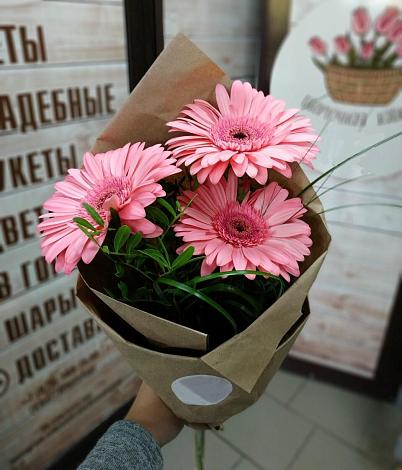 Букет цветов из: Герберы в Липецке